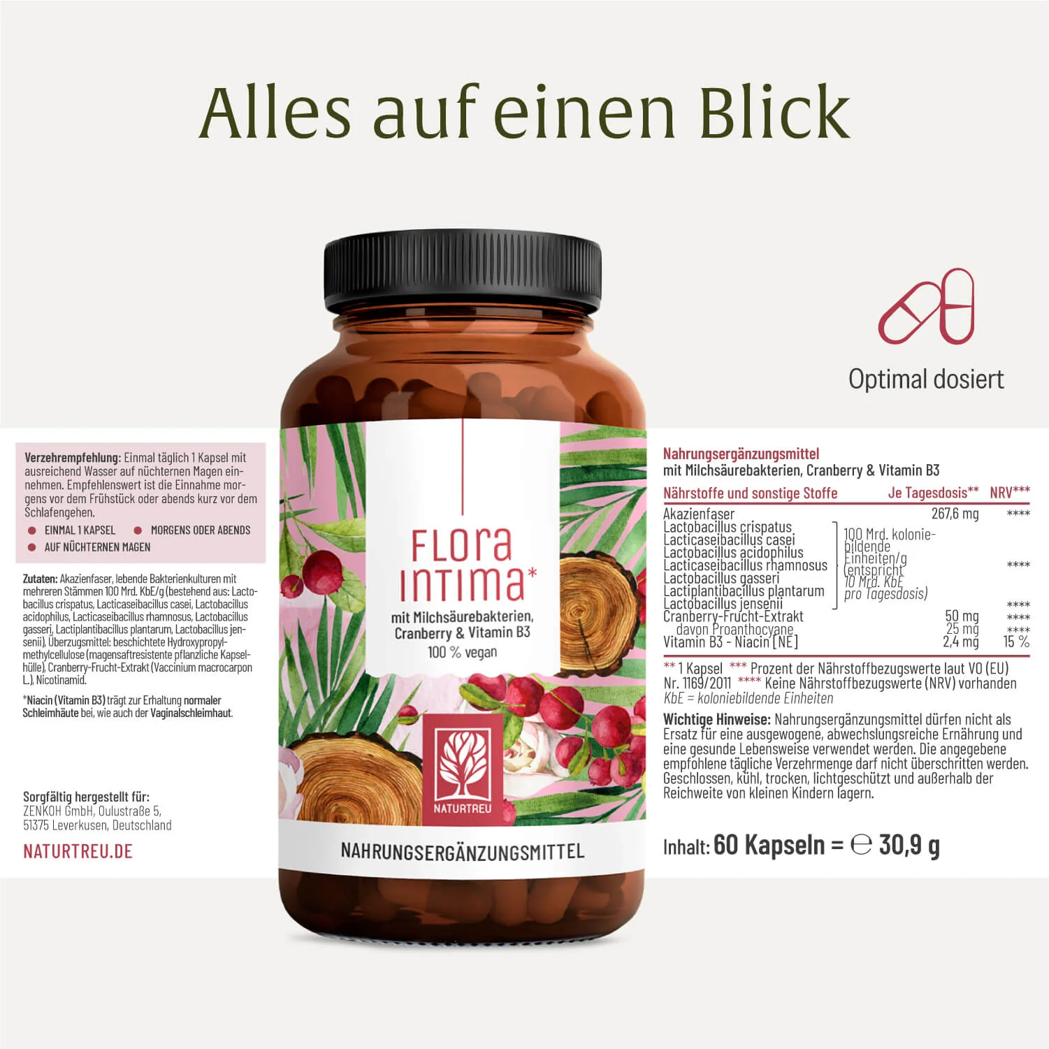 Floraintima: Milchsäurebakterien mit Cranberry & Vitamin B3 - Image 10