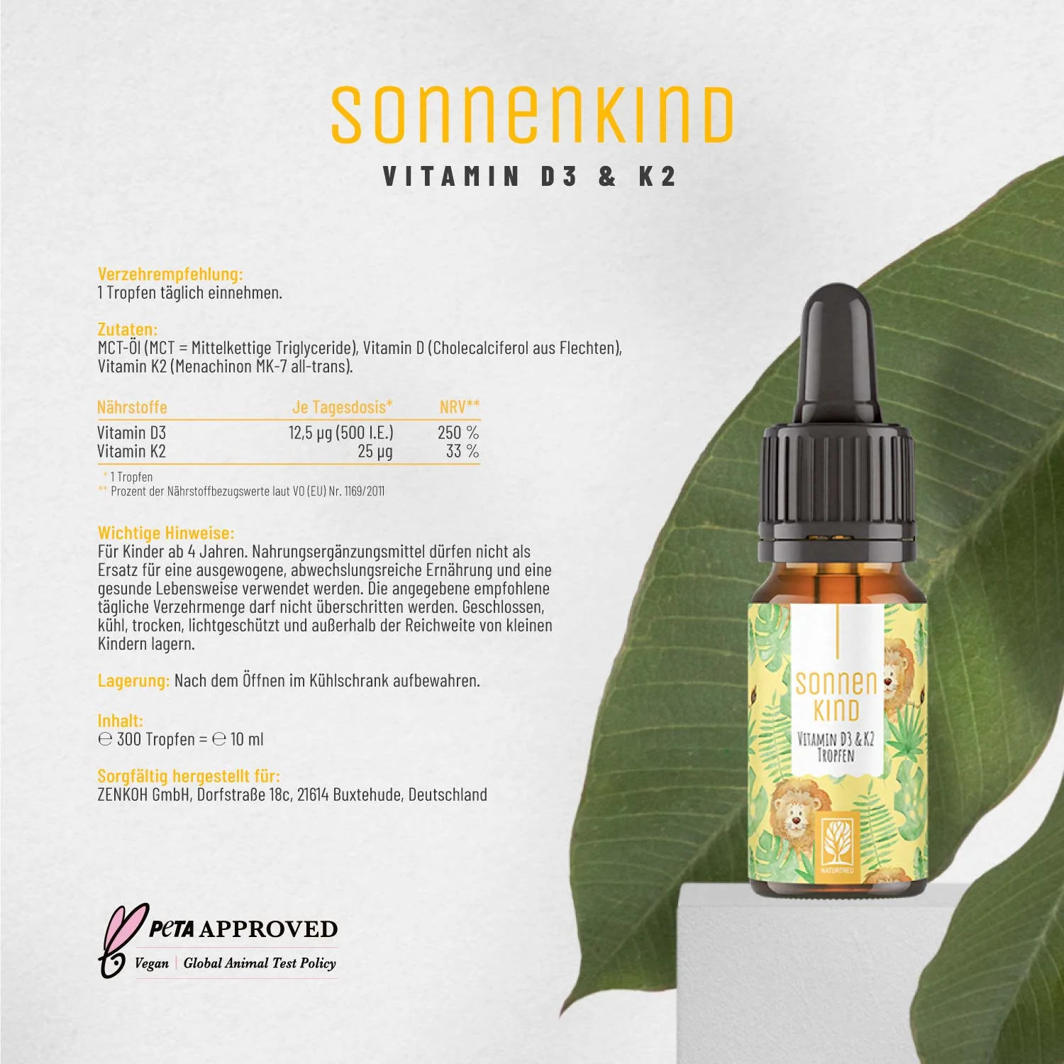 Kraftzwerge Paket: Omega 3 Algenöl, D3 & K2 Tropfen - Image 10