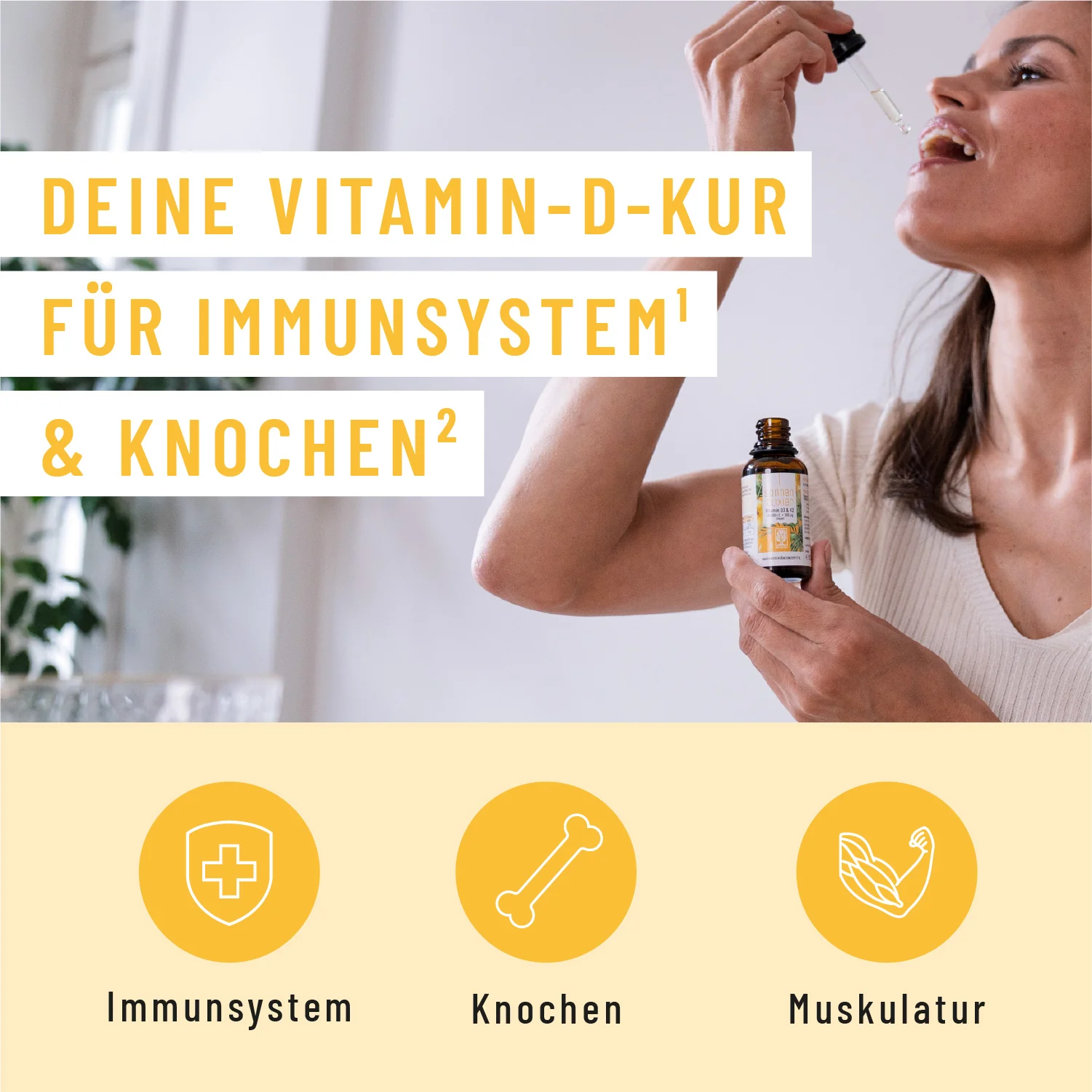 Vitamin D3 & K2 Tropfen Depot für Erwachsene (20.000 I.E.) - Sonnenelixier - Image 4